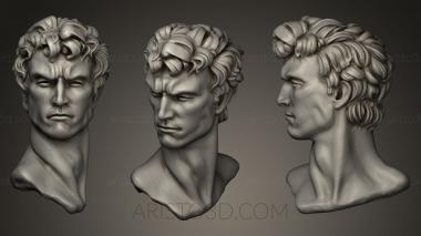 Busts and bas-reliefs of famous people (BUSTC_0516) 3D model for CNC machine